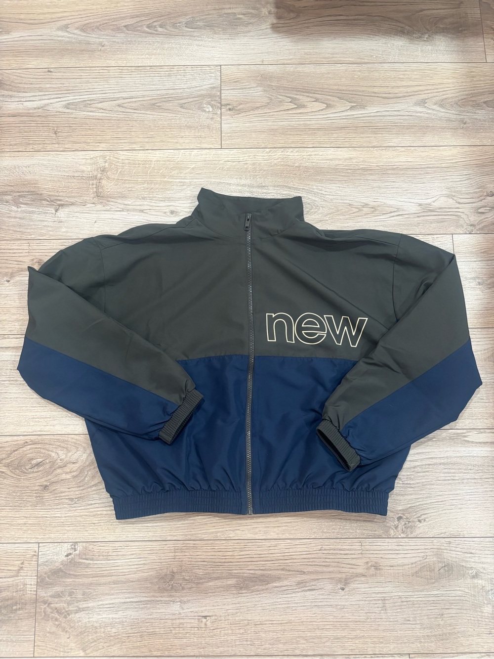 New Balance Oversized Colorblock Windbreaker Jacket L NWT